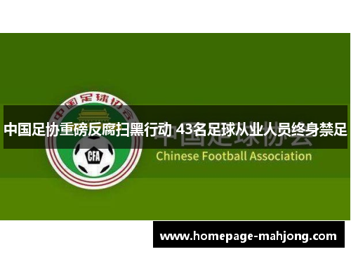 中国足协重磅反腐扫黑行动 43名足球从业人员终身禁足